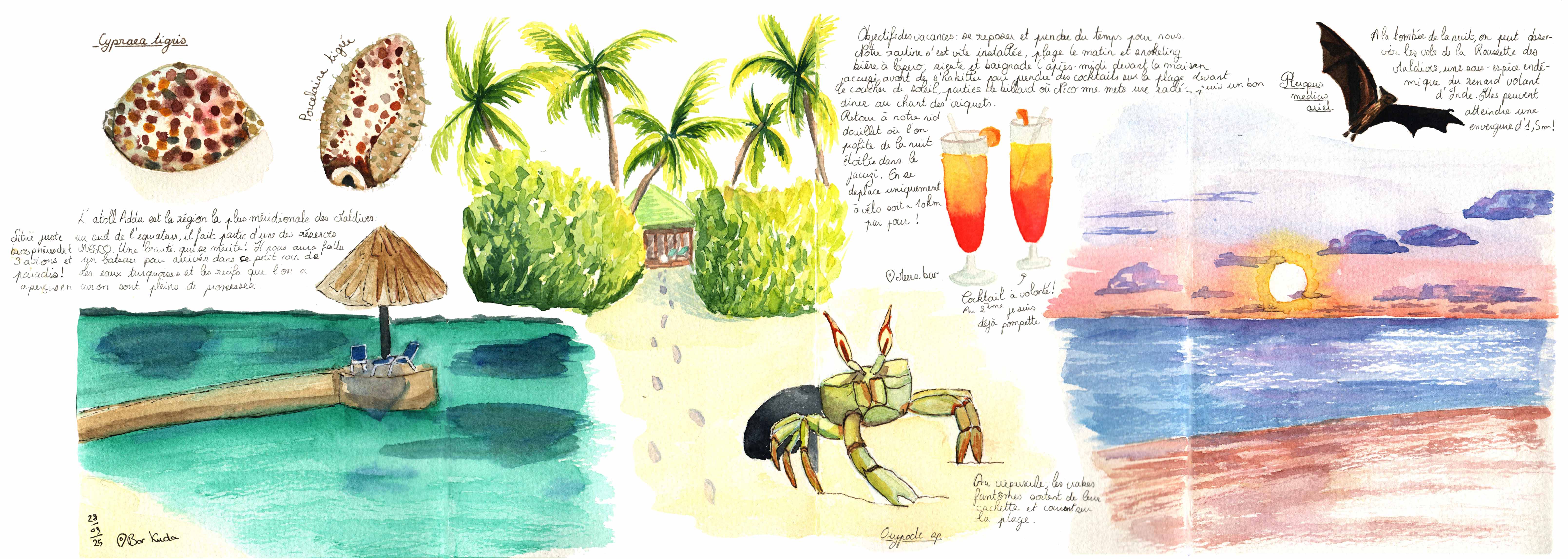 Watercolors of Sultan Qaboos Grand Mosque Mosque, Oman