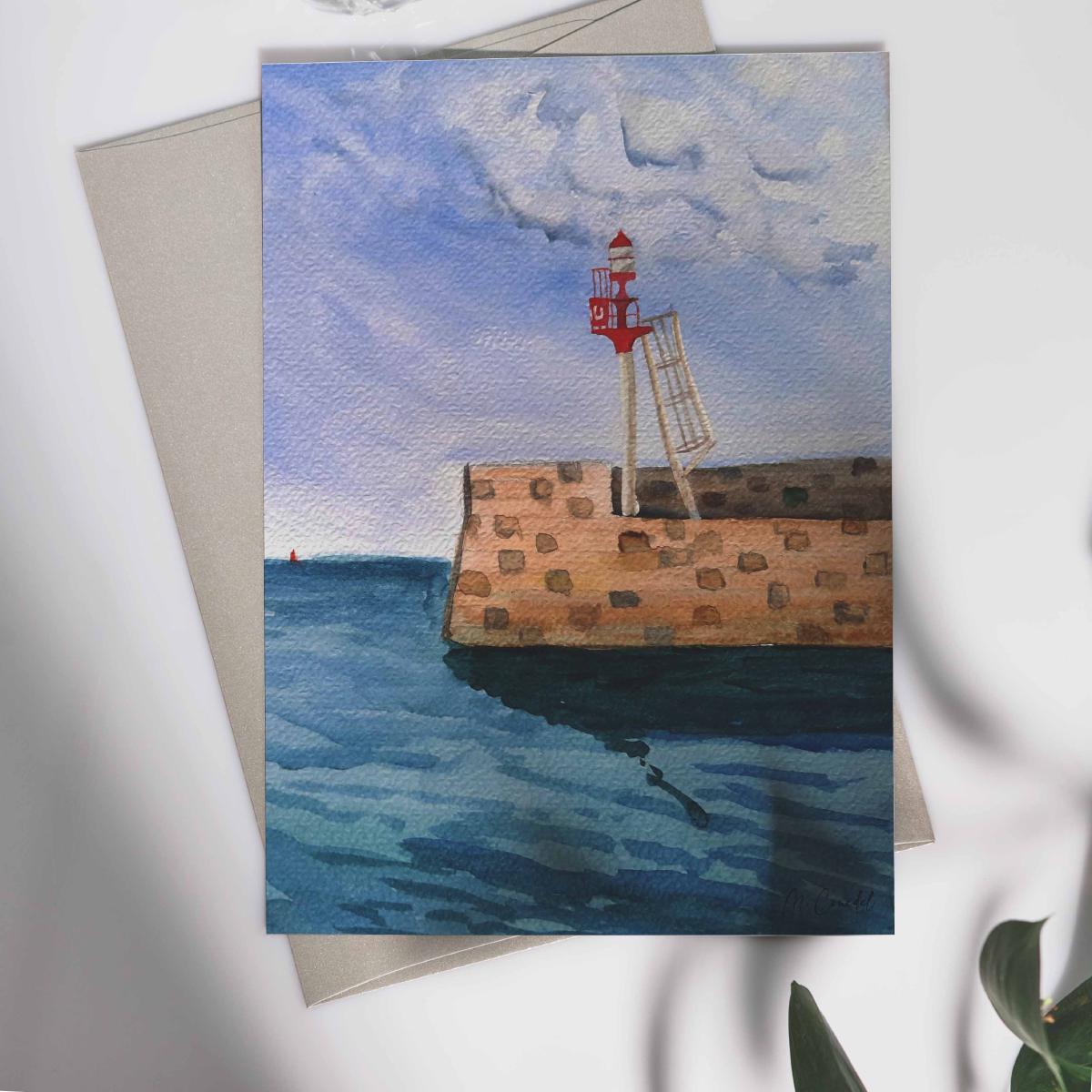 Phare de Brigneau depuis le port