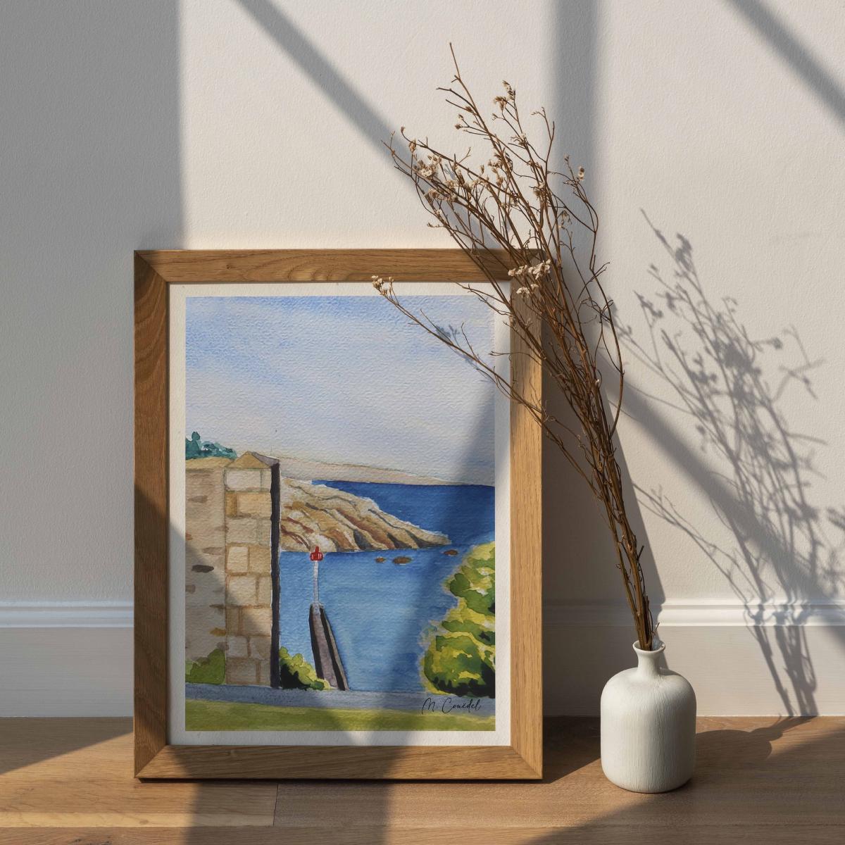 Phare de Brigneau depuis la sardinerie