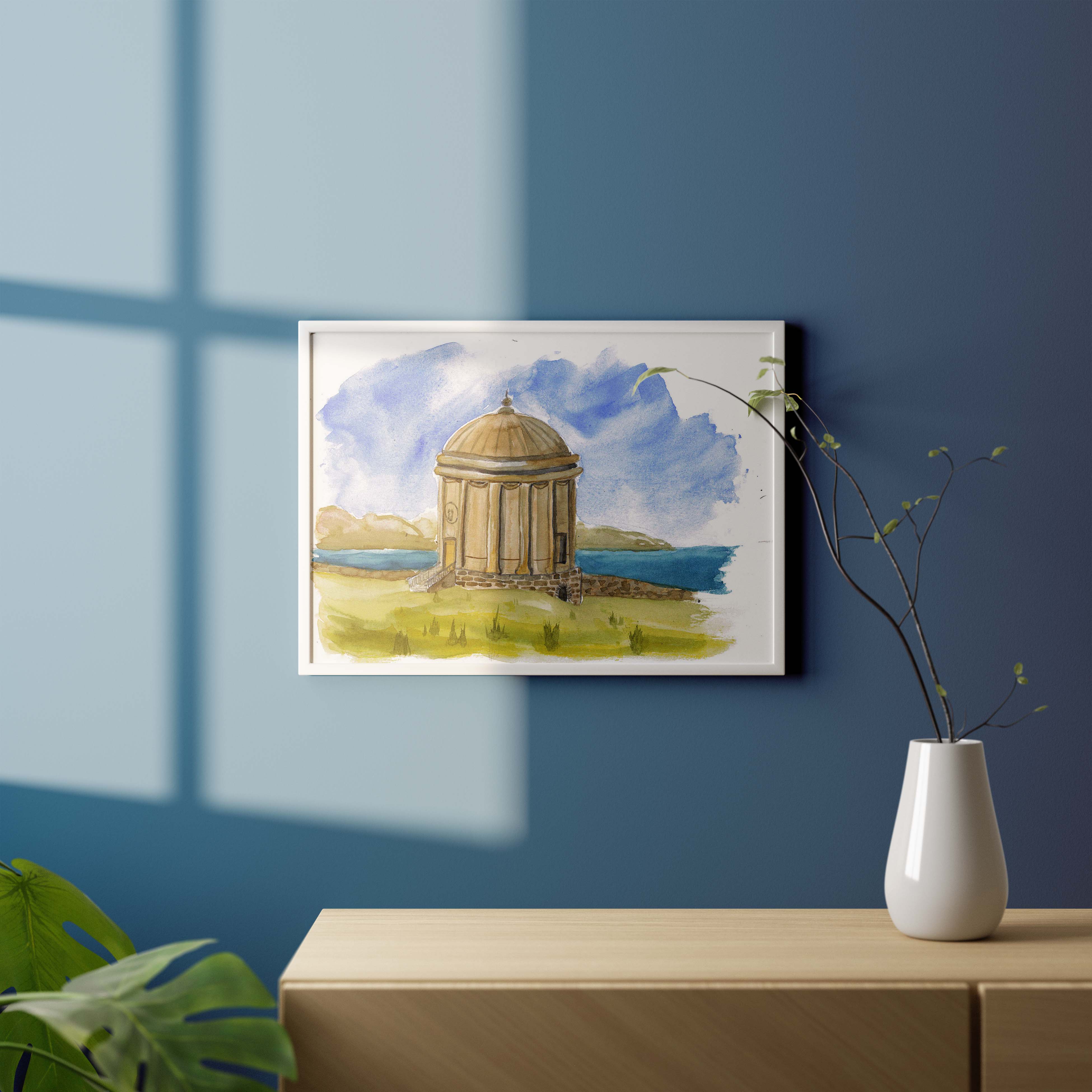 [Mussenden temple en Irlande du Nord